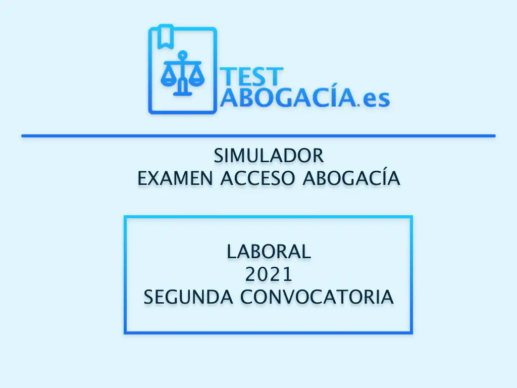 laboral 2021 segunda convocatoria